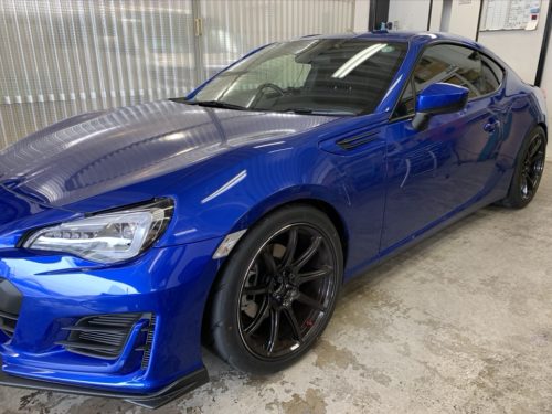 スバル　BRZ カーフィルム施工　From 大阪府　茨木